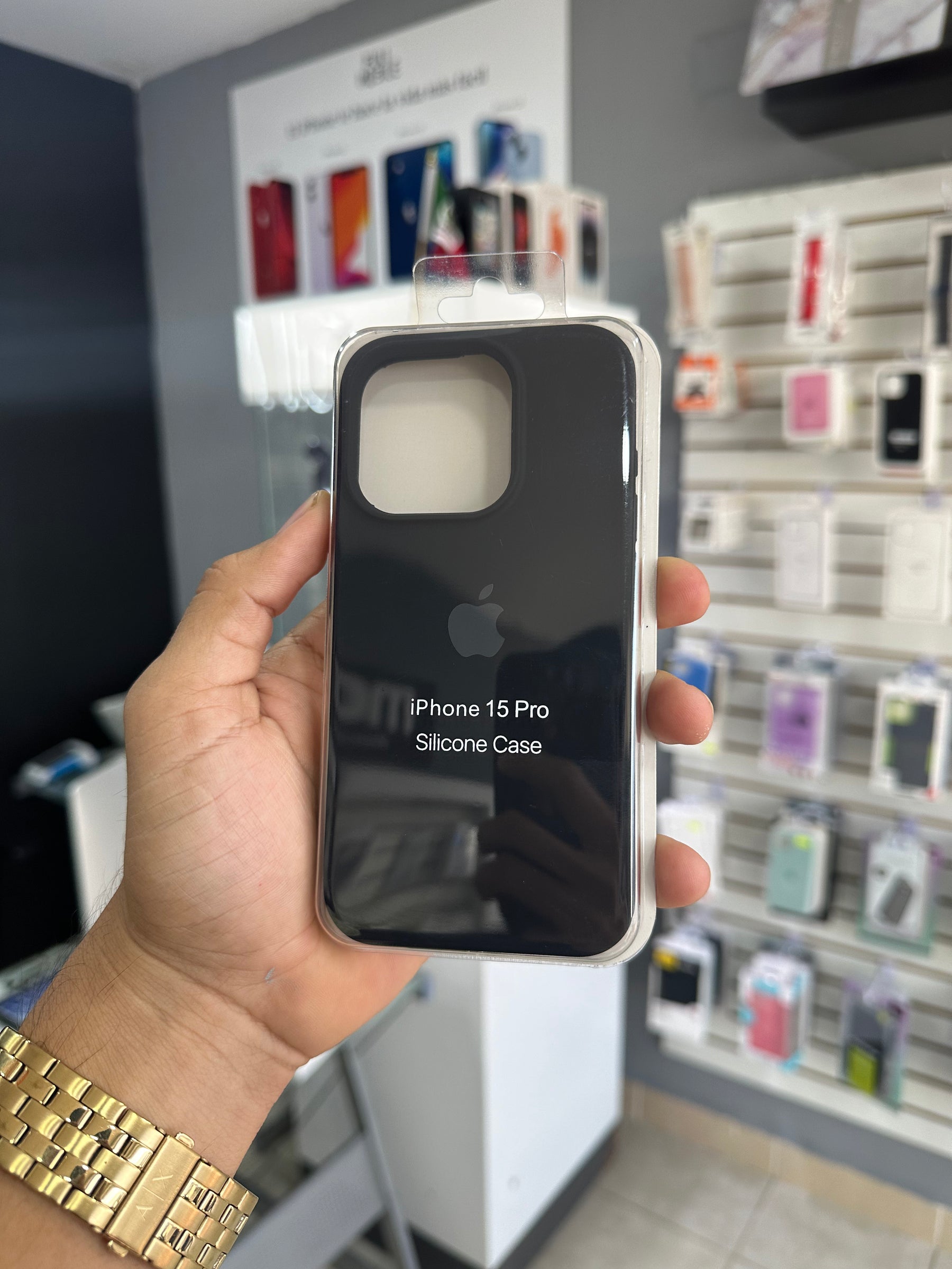 Case Silicón Negra