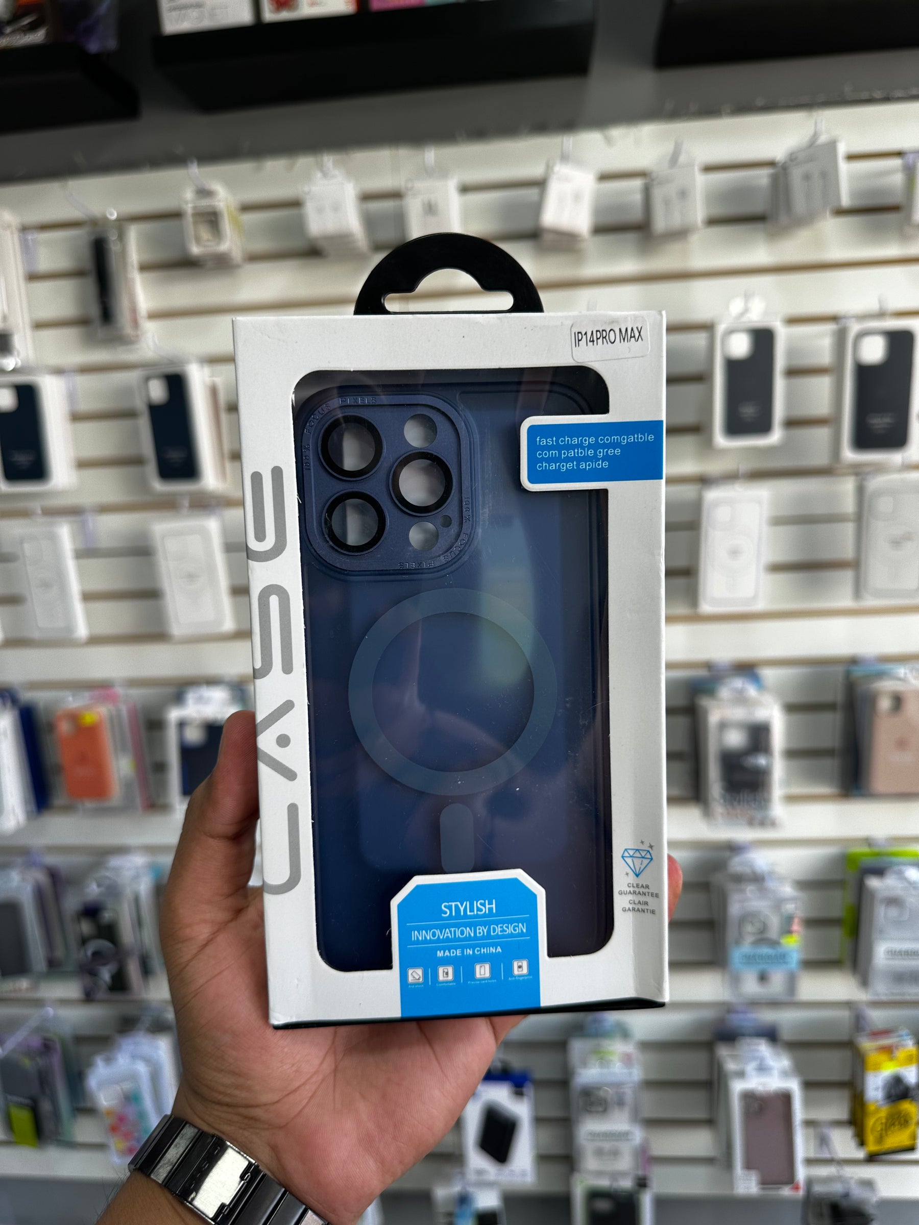 Case Hard MagSafe Azul