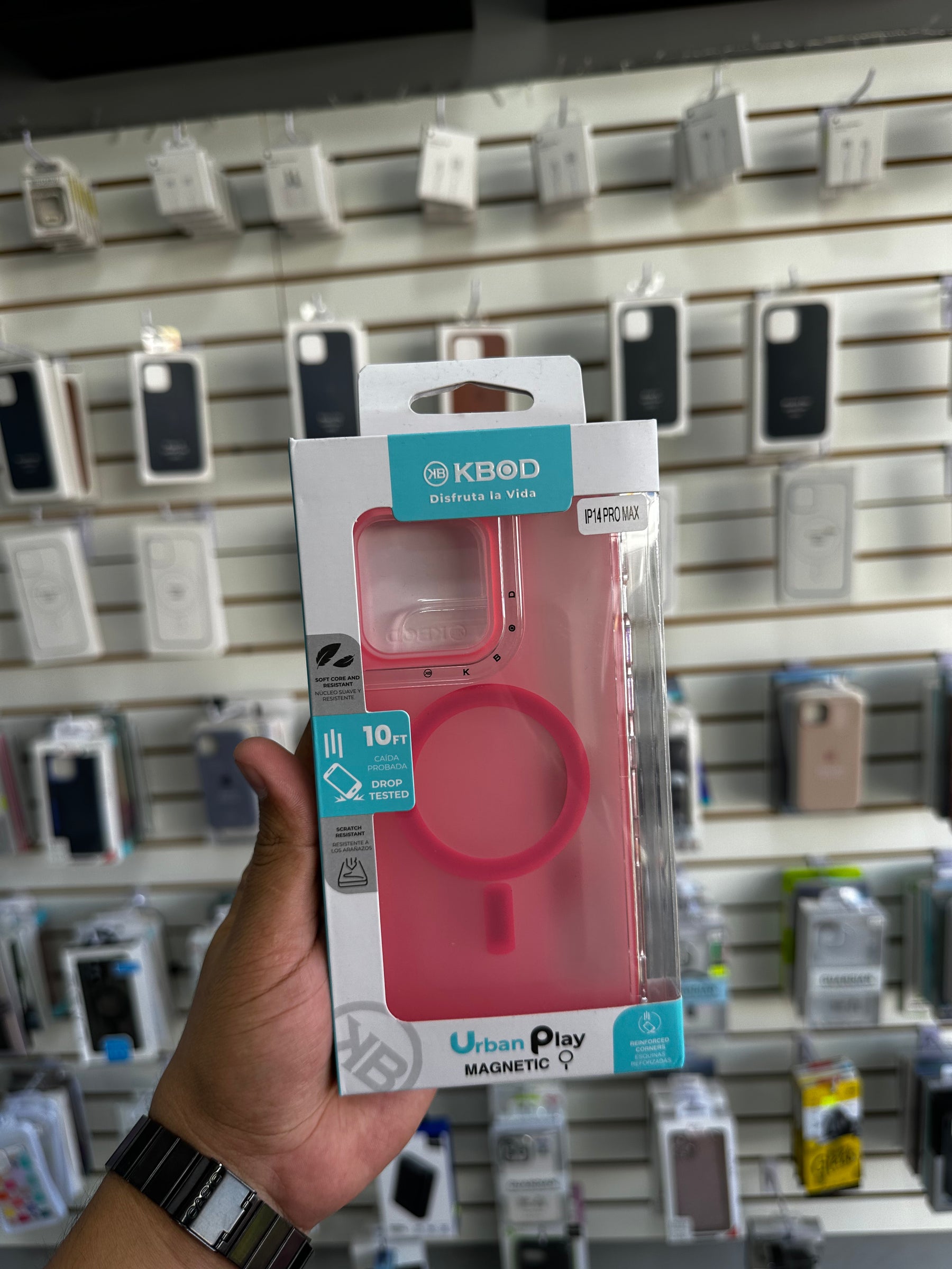 Case Hard MagSafe Rosa