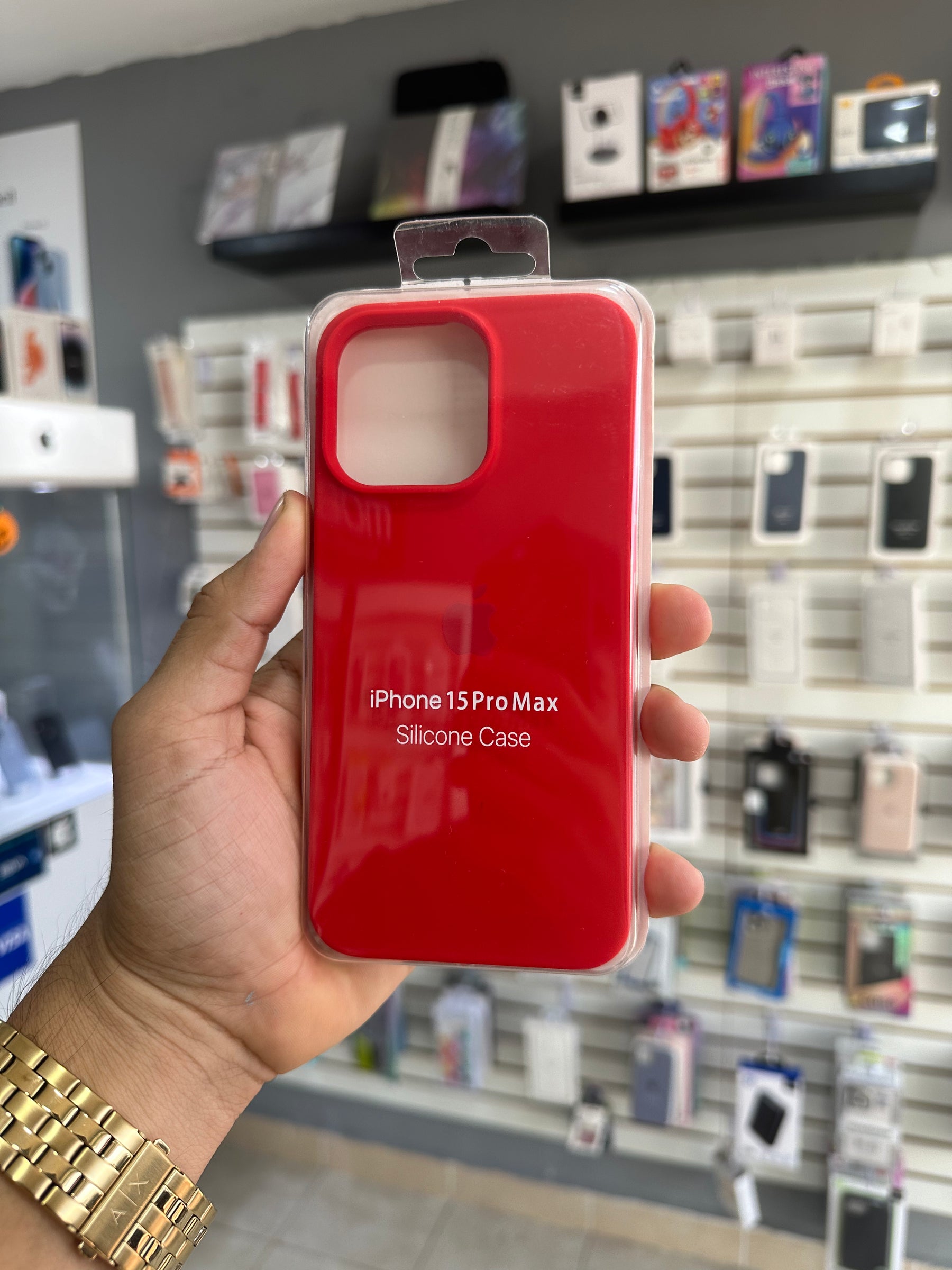 Case Silicón Roja