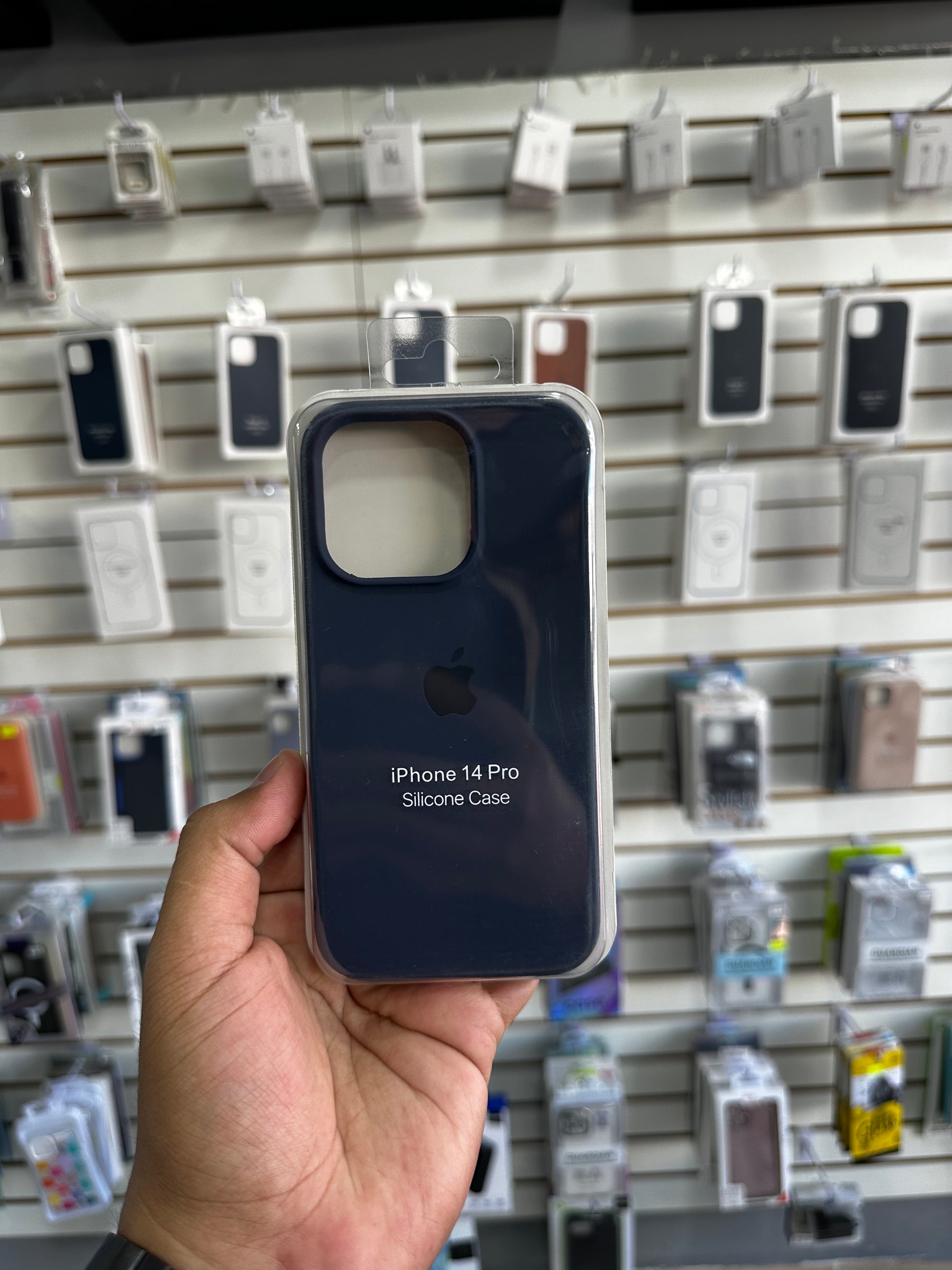 Case Silicón Azul
