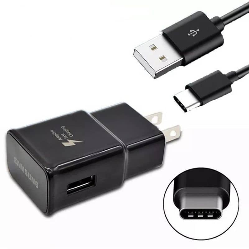 Cargador SAMSUNG Fast Charge/Carga Rápida TIPO C - Full Mobile